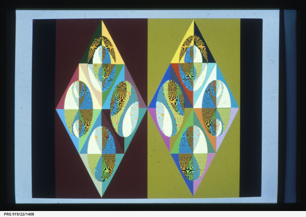 Sets of colour transparencies of computer graphics, arranged ...