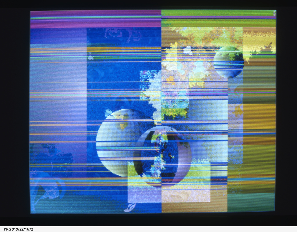 Computer Traceable Colour Sets of colour transparencies of computer graphics, arranged ...