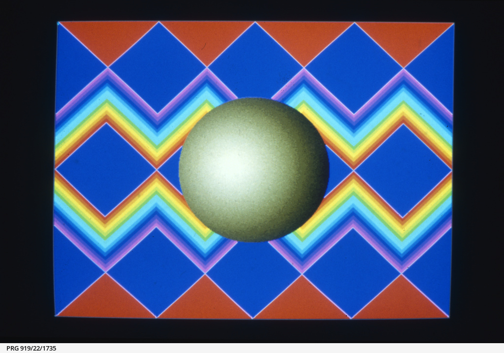 Sets of colour transparencies of computer graphics, arranged ...
