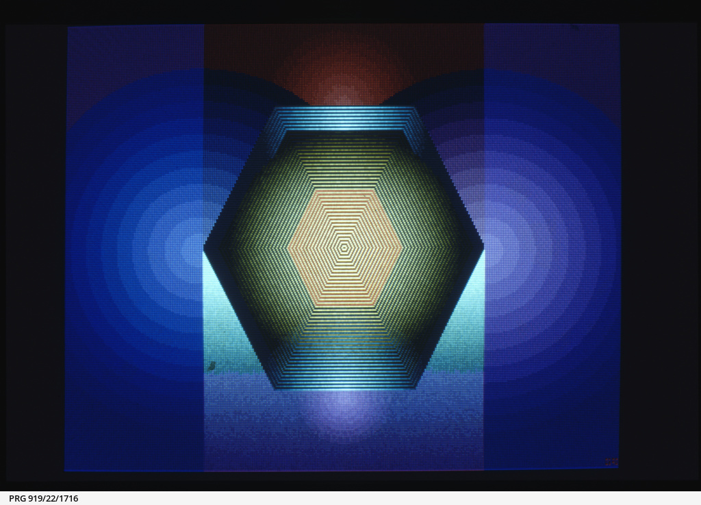 Computer Traceable Colour Sets of colour transparencies of computer graphics, arranged ...